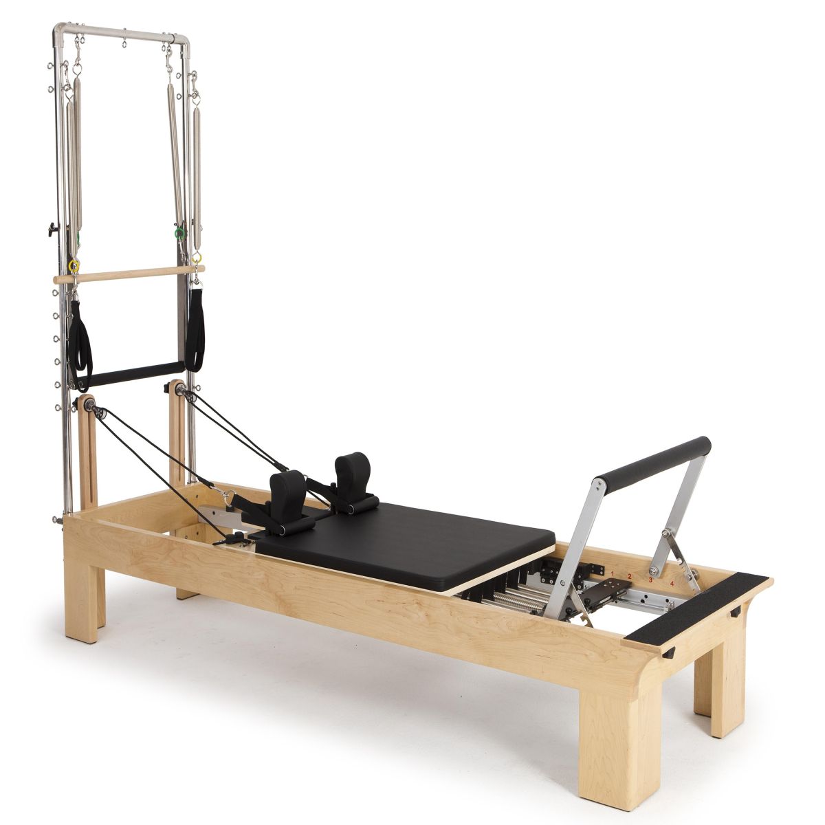 Wooden Fysio Reformer met Tower - Elina Pilates