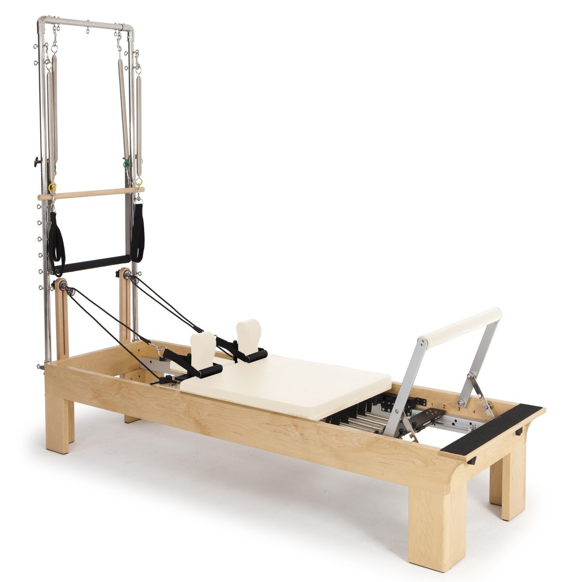 Wooden Fysio Reformer met Tower - Elina Pilates