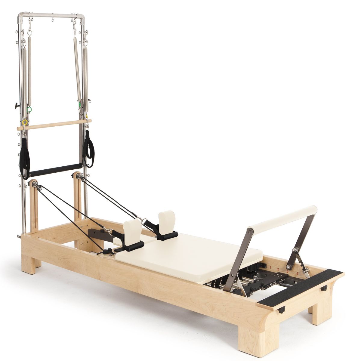 Wooden Reformer met Tower - Elina Pilates